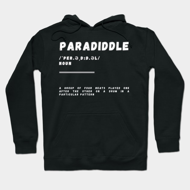 Word Paradiddle Hoodie by Ralen11_
